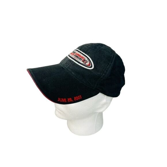 Dale Earnhardt Tribute Concert Hat Cap Adult Black June 28 2003 Nascar - Picture 3 of 8